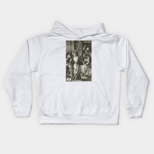 Christ Crowned with Thorns by Albrecht Durer Kids Hoodie